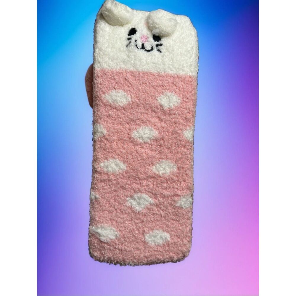 Super Cute Soft Plush Adorable Animal Theme Long Socks NWOT Deadstock - Picture 2 of 8